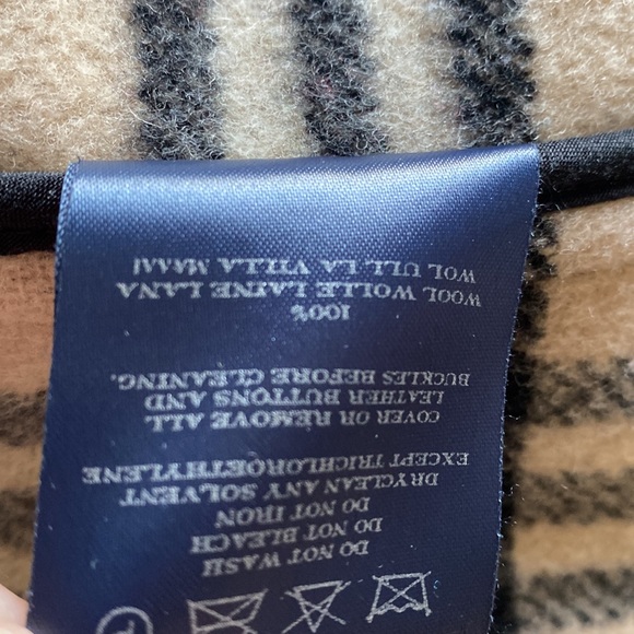 Vintage Burberry London Wool Duffle Coat with Hood Novacheck Lining - Picture 11 of 16